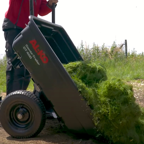 al-ko ct 400 combi trailer premium funkcja wywrotu dla latwego rozladowywania przyczepek do traktorow alko